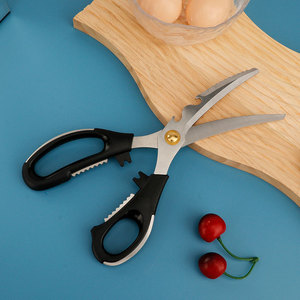 Stainless Steel Kitchen Shears PH159 Multi Functional For <b>Meat</b> Chicken Bones Bottle Opener BBQ Cooking Use - Product Image 3