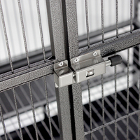 GSF G-211111-6 Luxe Grande Cage à Oiseaux Portable Cage Maison Modulaire Fil de Fer Racing Pigeon Lofts Pigeons Cage à Oiseaux