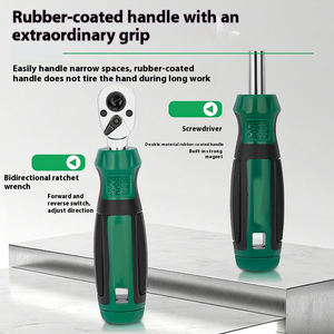 Boîte à outils de ménage 40 pièces Boîte à outils magique Clé à cliquet Tournevis à douille-Ensembles d'outils polyvalents pour usage domestique - Product Image 5