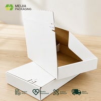 Boîte d'expédition personnalisée en carton avec fermeture éclair à déchirure facile et logo sur mesure