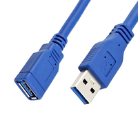 Cable de Extensión USB 3.0 de Alta Velocidad 5Gbps, 1m 3m 5m 10m, Tipo Macho a Hembra, con Blindaje de Cobre Trenzado y PVC, para Computadora/Impresora