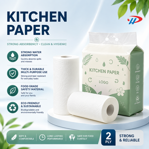 Rotolo da Cucina a 3 Veli di Alta Qualità, Personalizzabile per Centri Commerciali e Food Court, Super Assorbente, Ideale per Pulizia di Macchie e Liquidi, Asciugamano da Cucina - Product Image 1