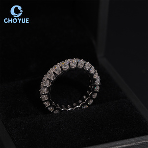 D Color VVS Moissanite Diamond Buss Down GRA Certificated Hip Hop Iced Out Fine Jewelry Sterling Silver 925 <b>Ring</b> <b>for</b> <b>Men</b> - Product Image 4