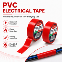 Adhésif thermofusible en caoutchouc PVC ignifuge pour isolation électrique, haute résistance, durable, certifié ISO9001, résistant à la chaleur Y90