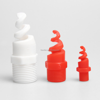 Buses spirales coniques creuses en plastique Huajue de haute qualité OEM/ODM, 60 degrés, 1/4 pouce, pour le nettoyage industriel et l'élimination de la poussière
