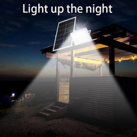 Super Bright 1000W Capteur ABS Télécommande Solaire Projecteur IP68 Économie D'énergie pour Jardins Extérieurs Routes Yards