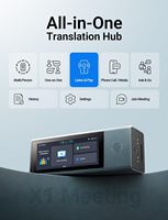 Timekettle X1 Traducteur vocal intelligent IA pour réunions, traducteur de poche en temps réel avec écouteurs traducteurs pour les affaires