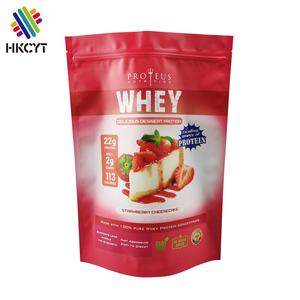 Bolsa de plástico con cremallera para embalaje de alimentos, bolsa con estampado personalizado, color blanco mate, OEM - Product Image 6