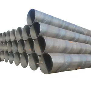 China High Quality ASTM A252 GR3 HSAW Sprial Welded Steel Pipes for Bridge Piling Projects with Interlocks C9