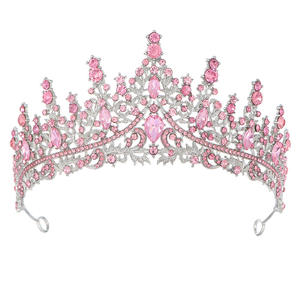 Nouvelle Couronne de Mariée Élégante en Diamants Électroplaqués, Accessoire de Mode de Luxe pour Coiffures de Mariage - Product Image 6