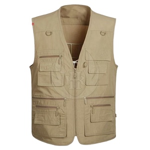 Chaleco Multibolsillos de Malla Personalizado de Alta Calidad para Exteriores, Unisex, Chaleco Utilitario Multibolsillos, Chalecos de Trabajo para Hombre - Product Image 1