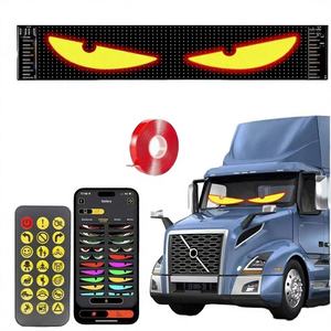 แผงไฟ LED แบบยืดหยุ่น Matrix Pixel สำหรับติดตั้งท้ายรถยนต์ ไฟไดนามิก Devil Eyes ไฟโฆษณา DIY แรงดัน 5V หลายสี ใช้ได้กับรถยนต์ทั่วไป - Product Image 4
