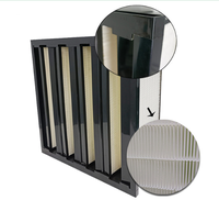 Filter HEPA H13 H14 Media Fiberglass Ukuran Kustom OEM Langsung dari Pabrik untuk Cleanroom, Semikonduktor, Rumah Sakit, HVAC