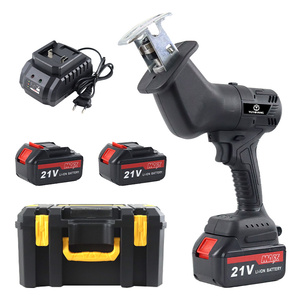 Juego de Herramientas Eléctricas Combinadas con Batería de Litio de 21V: Motosierra, Sierra de Sable y Sierra Angular - Product Image 2