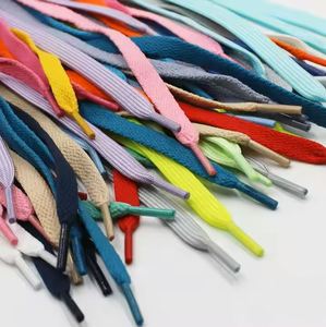 Cordón Elástico de Poliéster Personalizado de Alta Calidad para Cordones de Zapatos y Cordón Ajustable para Sudaderas con Logotipo y Puntas de Silicona - Product Image 1