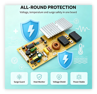 Placa de Control PCB para Cocina de Inducción AM 16B 1900W de Larga Duración con Protección Contra Sobretensiones de 6KV y Sensor de Temperatura NTC Preciso