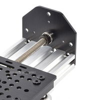 Kit d'actionneur linéaire NEMA 17 à fente V, de couleur noire, avec vis de plomb, moteur Stepper Nema 23 pour openbuids cnc, 10 pièces