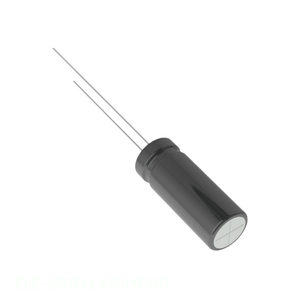ตัวเก็บประจุแบบมีรูผ่านทางรัศมี47 uF 20% 25V ตัวเก็บประจุแบบ ELE-250ELL470ME11D - Product Image 1