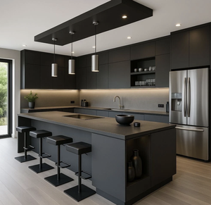 ชุดเฟอร์นิเจอร์ห้องนั่งเล่นสไตล์อเมริกันสุดหรู พร้อมหัวเตียงหิน โซฟา และเก้าอี้ทรงบัลลังก์ไม้มะม่วง สำหรับตกแต่งภายในบ้านอย่างมีระดับ - Product Image 3