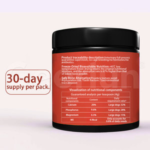 Suppléments pour animaux de compagnie en gros OEM, calcium et phosphore, renforce les os, chiens de grande race, nutrition naturelle en poudre - Product Image 3