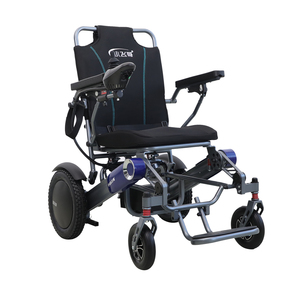 Sedia a Rotelle Elettrica Pieghevole Leggera - Telaio in Alluminio, Lunga Durata della Batteria, <span class=keywords><strong>Portatile</strong></span> per Viaggi - Product Image 1