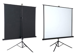 Schermo per Proiettore VIY 16:9 con Supporto, Schermo Pieghevole Senza Pieghe per Home Theatre, Schermo di Proiezione Regolabile in Altezza - Product Image 4