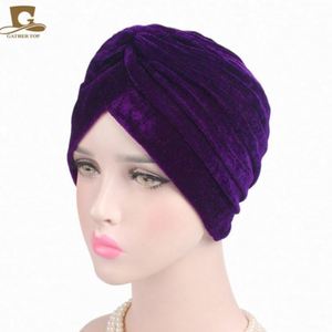 GTOP Vente en gros – Bonnets de nuit/chémos doux et confortables pour femmes, avec logo personnalisé, style turban africain torsadé - Product Image 4