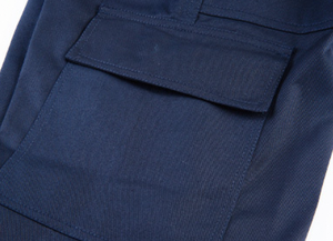 Chemise de travail réfléchissante <span class=keywords><strong>en</strong></span> coton pur orange fluorescent avec col rabattu, maille respirante, logo imprimé ou brodé personnalisé - Product Image 6