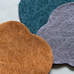 Chinese Style Begonia <b>Tea</b> <b>Tray</b> Mat Round Waterproof Non Woven Fabric Small Size For <b>Tea</b> Ceremony - Product Image 5