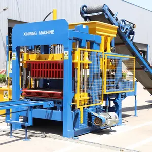 Hydraulic Concrete Brick Making Machinery Tunisia Brick Making Machine For Sale Qt4-15 Automatic Block Making Machine