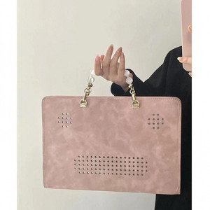 <span class=keywords><strong>Sac</strong></span> à main multifonctionnel pour <span class=keywords><strong>ordinateur</strong></span> portable de grande capacité pour femmes manchon en PU avec barre de traction à sangle croisée <span class=keywords><strong>sac</strong></span> d'<span class=keywords><strong>ordinateur</strong></span> absorbant les chocs <span class=keywords><strong>sac</strong></span> intérieur - Product Image 1