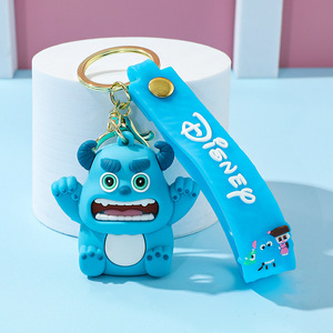 Nuevo Llavero de Coche 2026 de Monsters Inc. Mike Wazowski y <span class=keywords><strong>Sulley</strong></span>, Bonito Colgante para Mochila de Pareja - Product Image 6