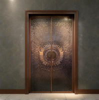 Haut de gamme personnalisé usine-mince porte coulissante en aluminium Chine fenêtres et portes en aluminium Foshan Chine Double porte en aluminium