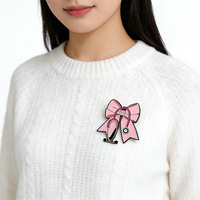 Bros Pin Stetoskop Seri Medis Pink Heart, Pin Logam Hiasan Fashion Perhiasan untuk Perawat Dokter, Hadiah Hari Perawat