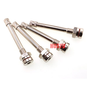 TR544 Pièce de rechange automobile, accessoire de réparation, <span class=keywords><strong>valve</strong></span> de pneu sans chambre à air nickelée avec <span class=keywords><strong>joint</strong></span> <span class=keywords><strong>torique</strong></span> à sertir <span class=keywords><strong>pour</strong></span> camions et autobus - Product Image 3