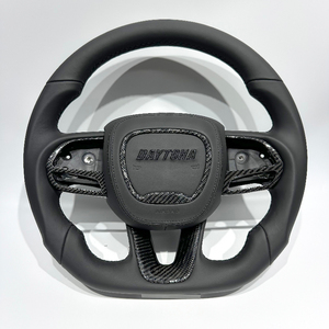 Pagadero en cuotas TFull-leather Custom LOGO Volante Custom Sporty para Dodge Challenger Charger Hellcat SRT R/T - Product Image 2