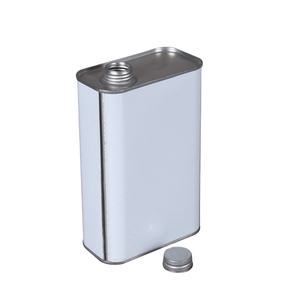 Bidon d'huile en étain Offre Spéciale avec couvercle seau en métal carré pour l'emballage alimentaire boîtes de conserve cylindriques en gros prix d'usine - Product Image 1
