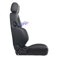 Sièges de course en cuir PU noir de haute qualité, réglables, style sport, pour simulateur, pour voitures Toyota, BMW, Honda