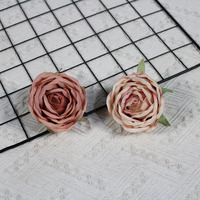 Bunga Sutra Buatan Vintage Mawar Teh Mawar Camellia Dekorasi Latar Belakang Pernikahan Lembut Gaya Klasik Harga Grosir Pabrik
