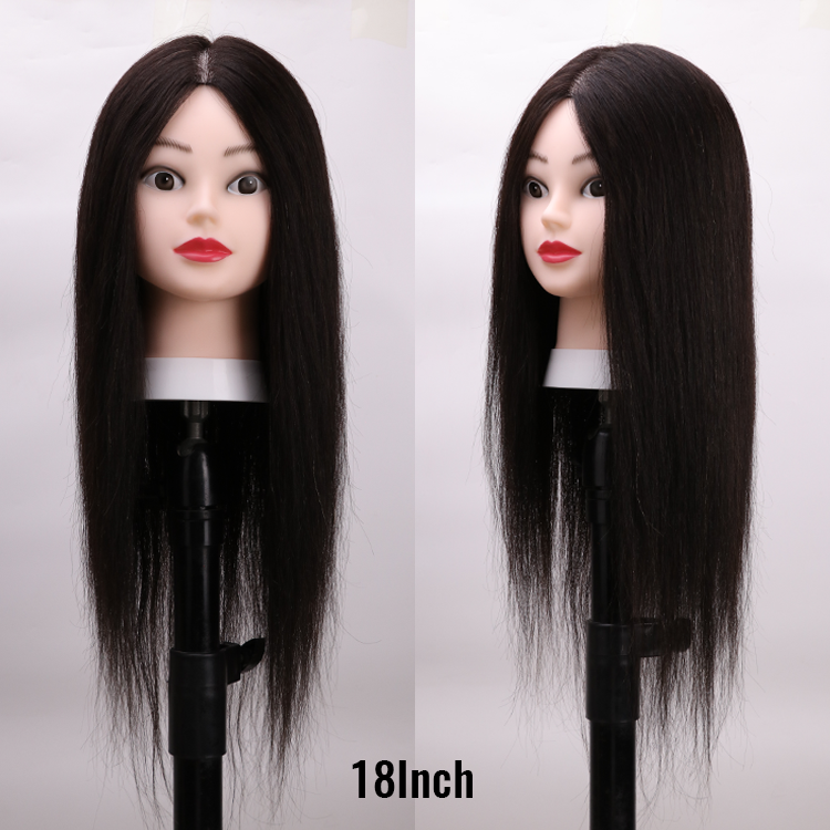 100 human hair manikin for updo