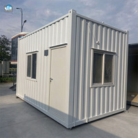 Maison conteneur préfabriquée mobile de 20 pieds, résidence modulaire préfabriquée