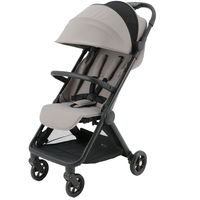 Poussette de voyage pliable automatique en alliage d'aluminium léger avec cadre en polyester, capacité de charge de 20 kg pour