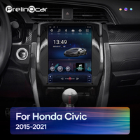 Reproductor de Radio Android 12 para coche para Honda Civic 2015-2021, vídeo Multimedia, navegación GPS para estilo Tesla, pantalla Vertical IPS sin DVR