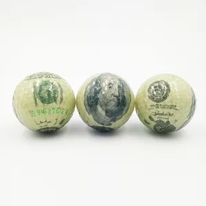Großhandel Souvenir Geschenke benutzer definierte Münze Golfball Lustiges Geld Golfball