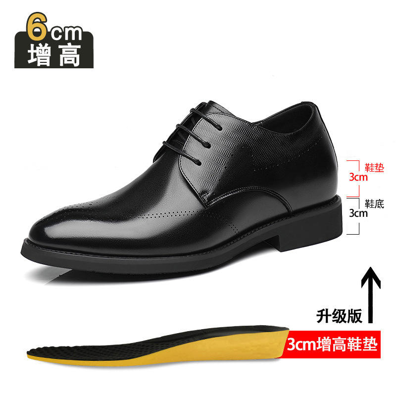 Noir 6CM hauteur croissante