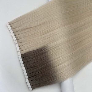 Extensiones de Cabello Ruso al por Mayor, Cinta Adhesiva Invisible, Cabello Eslavo con Cutícula Alineada, Trama de Cabello para Salón, Alta Calidad 2025 - Product Image 6