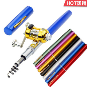 Mini Portable Pocket <strong>Fish</strong> <strong>Pen</strong> Fishing <strong>Rod</strong> Pole Reel Pesca Wholesale Children <strong>Rods</strong> Gift - Product Image 2