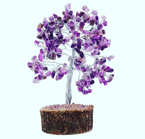 Arbre de guérison en cristal d'améthyste de haute qualité à vendre 300: arbre de décoration en pierre d'améthyste en gros - Product Image 1