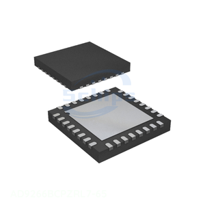 AD9266BCPZRL7-65 Electronics Parts Components Original 32 WFQFN Exposed Pad, CSP Data Acquisition IC ADC 16BIT PIPELINED 32LFCSP - Product Image 1
