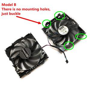 Ventilador de Refrigeración para Tarjeta Gráfica VGA CF12915S InnoVISION GTX1060 para Tarjeta Gráfica INNO3D GEFORCE GTX 1060 6GB X2 como Repuesto - Product Image 3
